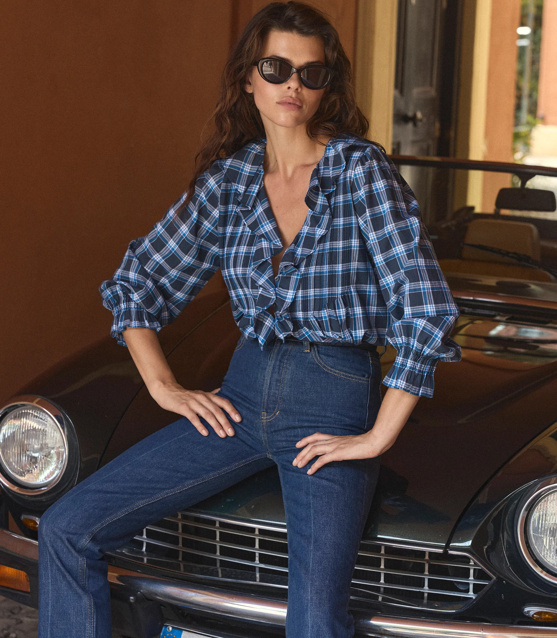 Hardy Top - Valmont Plaid | D\u00d4EN | DOEN