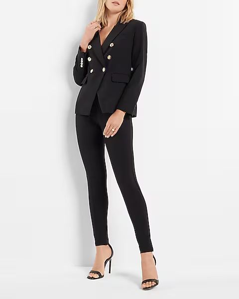 Editor Double Breasted Novelty Button Blazer | Express