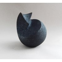 Ceramic Sculpture Of A Cat, Christmas Present, Original Gift, Collection Cats, Cat Figurine, Artd Collection, Raku Ceramics, Cat | Etsy (US)