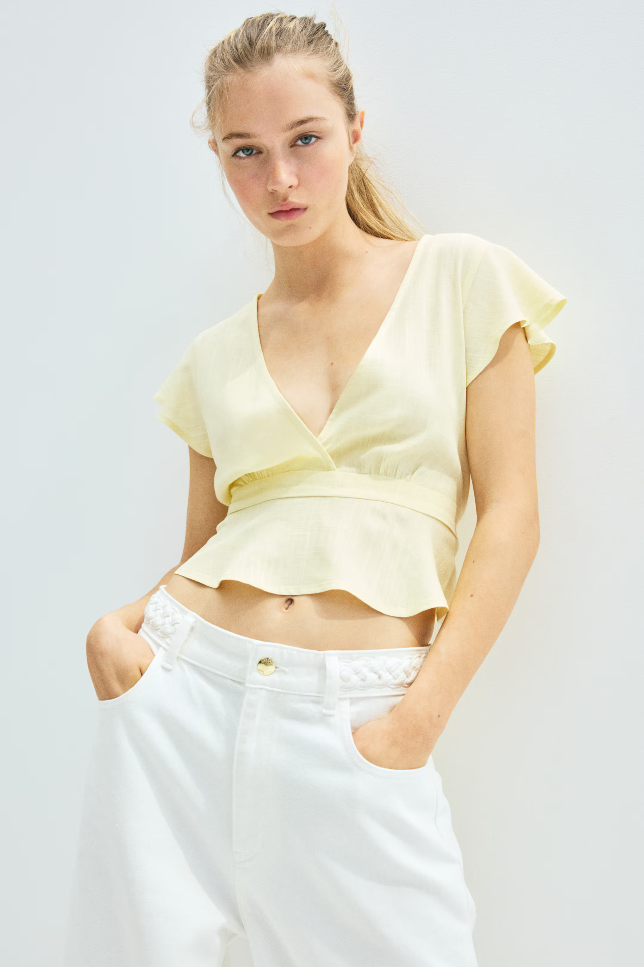 Linen-Blend Blouse | H&M (US + CA)