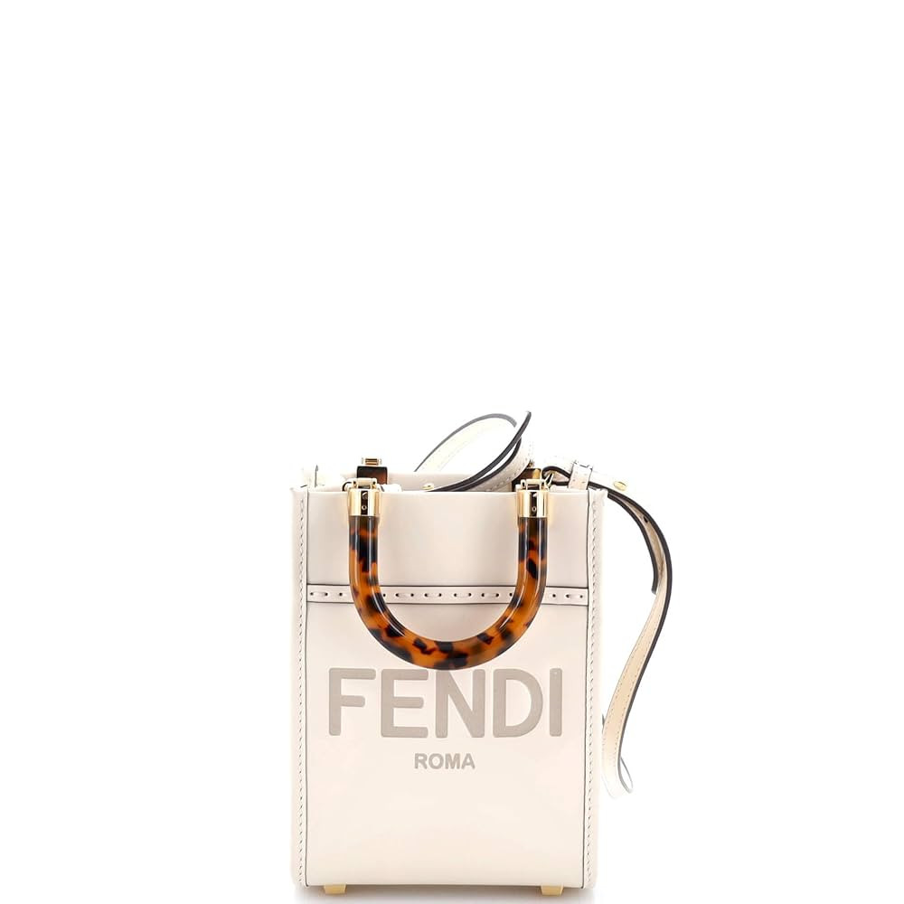 Amazon.com: Fendi, Pre-Loved Sunshine Shopper Tote Leather Mini, Neutral : Luxury Stores | Amazon (US)