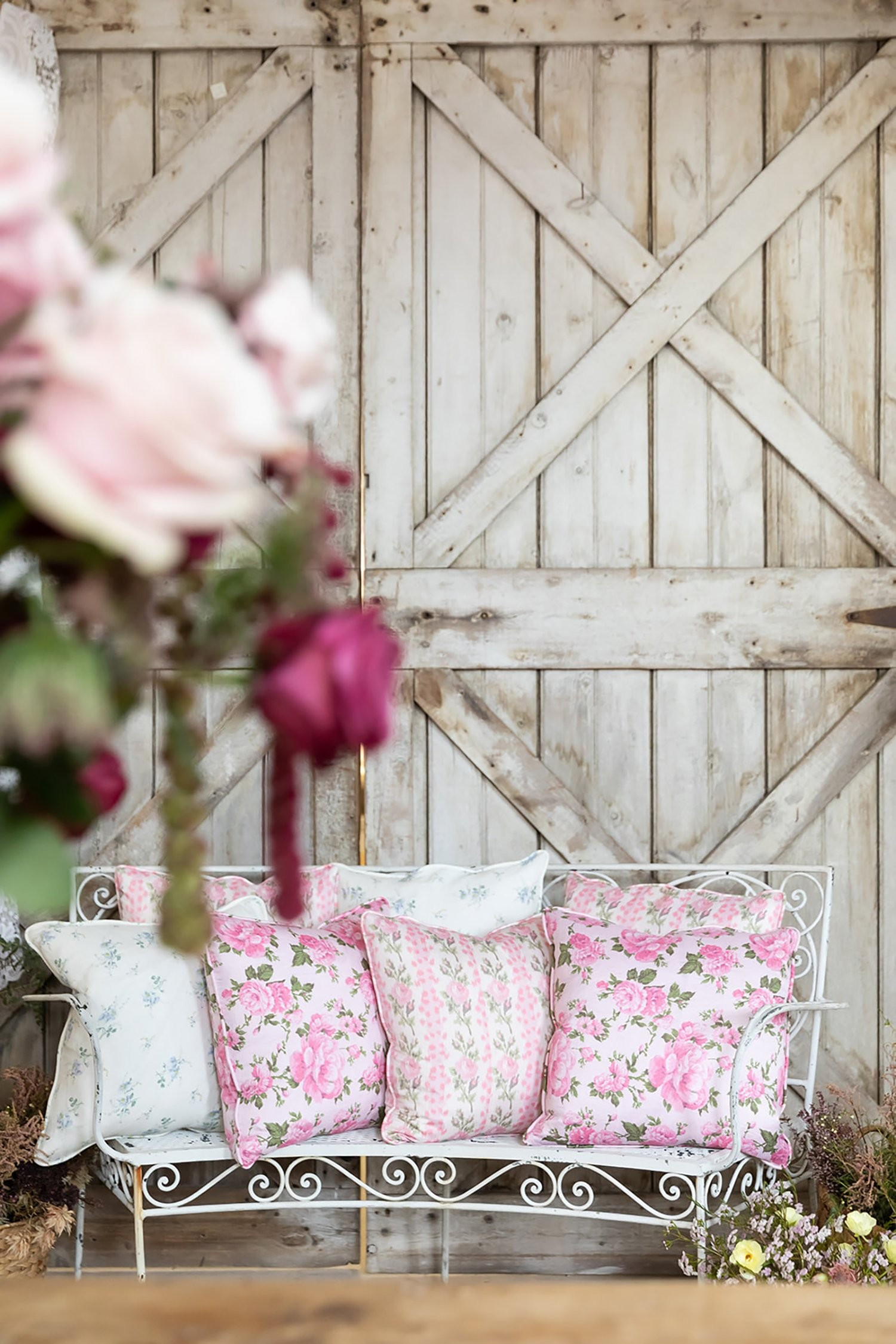 Blooming Heirloom Pillow | LOVESHACKFANCY