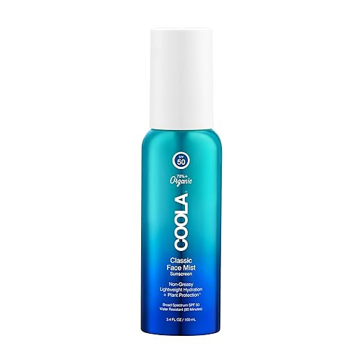 COOLA Organic Sunscreen SPF 50 Sunblock Face Mist, Dermatologist Tested Skin Care for Daily Prote... | Amazon (US)