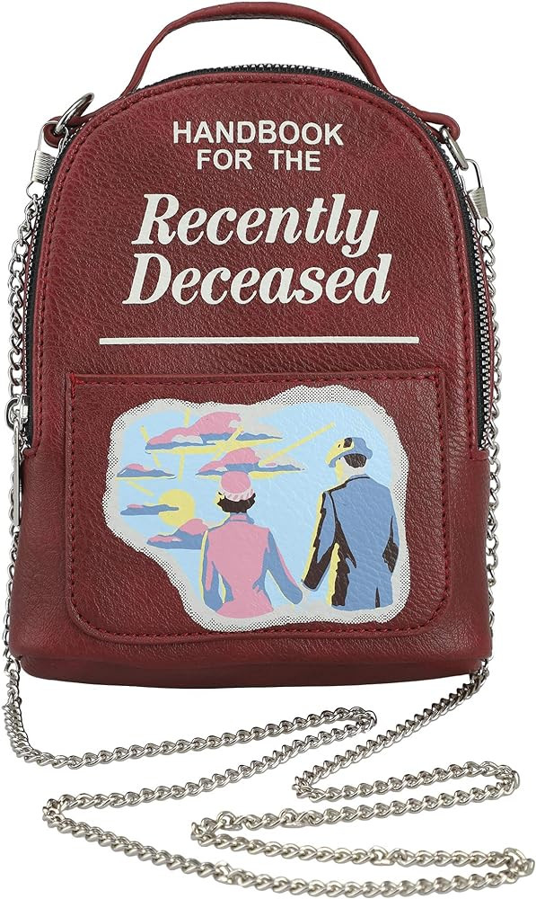Beetlejuice Classic Movie Recently Deceased Book Mini Backpack One Size Fits Most Wristlet | Amazon (US)