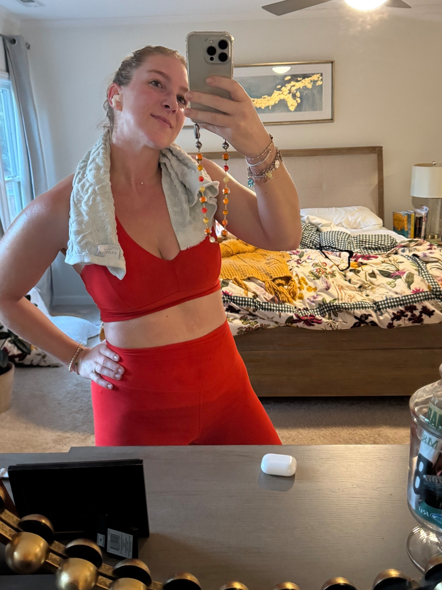 Loving this set from Zella by Nordstrom! It is so buttery soft and fits perfectly. I linked the pants in this color, but the sports bra is sold out so I linked another set in the same color I love for fall! I did the new Taylor Swift ride on Peloton and it was SO much fun! 

#LTKActive #LTKStyleTip #LTKFindsUnder50