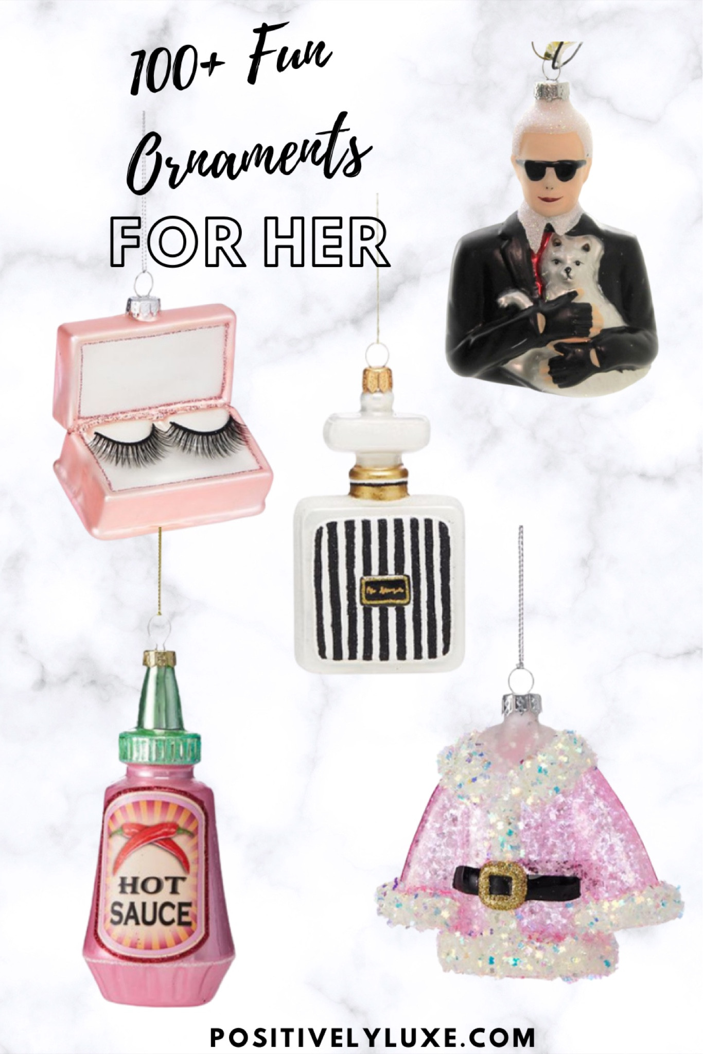 Over 100 fun fashion ornaments for her on the blog! 💕

#LTKunder100 #LTKSeasonal #LTKHoliday