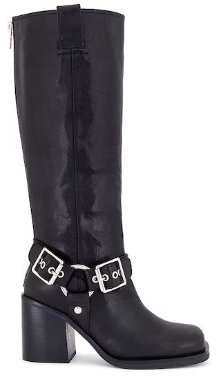 Lotta Moto Boot in Black | Revolve Clothing (Global)