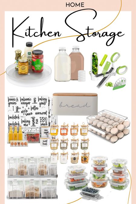 Kitchen storage and organization finds from fridge and pantry solutions to kitchen labels and gadgets!

#LTKHome #LTKFindsUnder100
