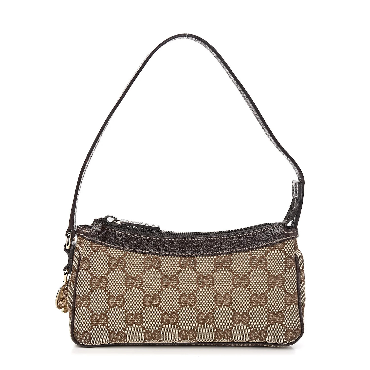 Monogram Small Pochette Dark Brown | FASHIONPHILE (US)