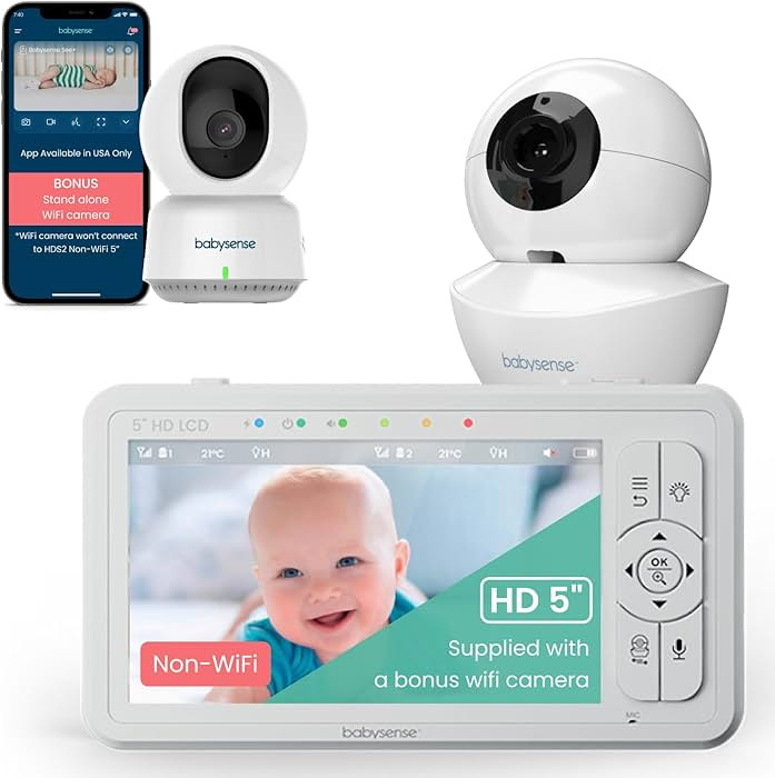 Different Views: Having both a WiFi and point-to-point baby monitor can provide increased coverag... | Amazon (US)