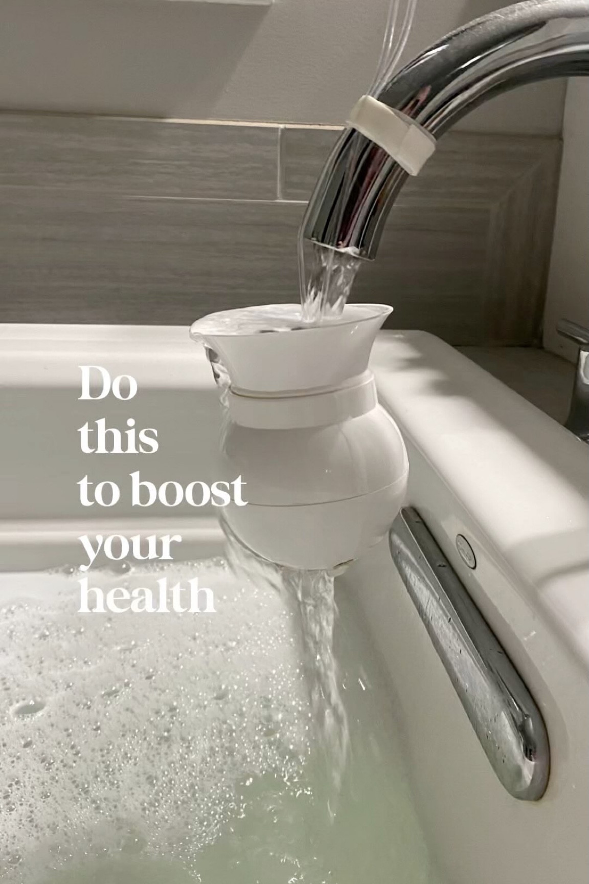 🛁✨ We do this at least once weekly in our home to help gently detox, relax & boost our immune system. It’s easy & not expensive to have on hand (I get both my Epsom Salt & Apple Cider Vinegar from @Costco ☺️). This is also the first thing I do if any one of us is feeling under the weather.🙌🏼 

Here’s why this simple self-care ritual can work wonders for your health:

	1.✨Epsom Salt ➡️ Packed with magnesium, it helps reduce stress, detoxify your body & soothe sore muscles.
	2.✨Apple Cider Vinegar ➡️ Naturally supports your body’s pH balance, helps detoxify & can promote circulation.
	3.✨Bonus ➡️ Adding a bath water filter helps remove chlorine & other impurities, so your skin absorbs only the best nutrients for a true detox experience.

Soak for at least 20 minutes & you’ll feel the difference! A calming bath that rejuvenates both body and mind while boosting your immune system—what’s not to love?☺️ 💦 xo
.
.
. 

 