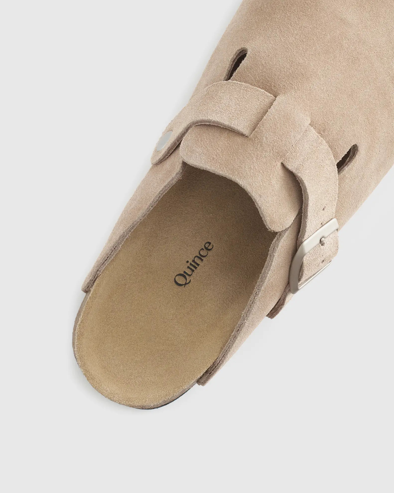 Water Repellent Suede Clog Mule | Quince