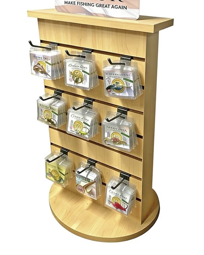 Slatwall retail hanger spinner (2 sided)