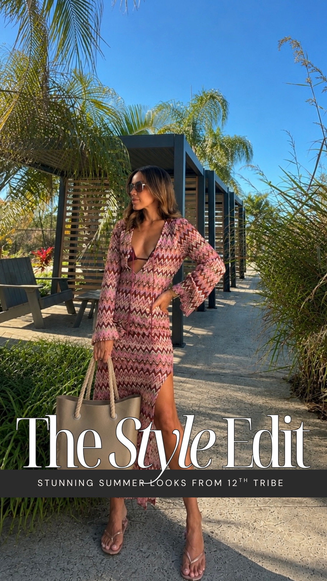 This best-selling @12th Tribe Missoni-esque maxi cover-up dress has sold out so many times, so grab it now while it’s still in stock! 💗

The open-knit chevron design, plunging neckline, bell sleeves, and side slit make it such a gorgeous piece to throw on over your swimsuit. Whether you’re headed to the beach, pool, or a resort vacation, it’s one of those pieces that instantly makes your outfit feel elevated.

#LTKgrwm #LTKSeasonal #LTKSwim