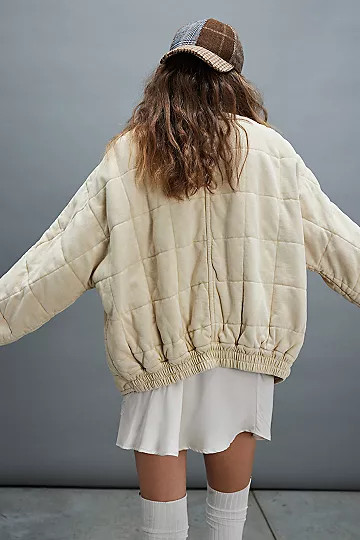 Dolman Quilted Knit Jacket | Free People (Global - UK&FR Excluded)