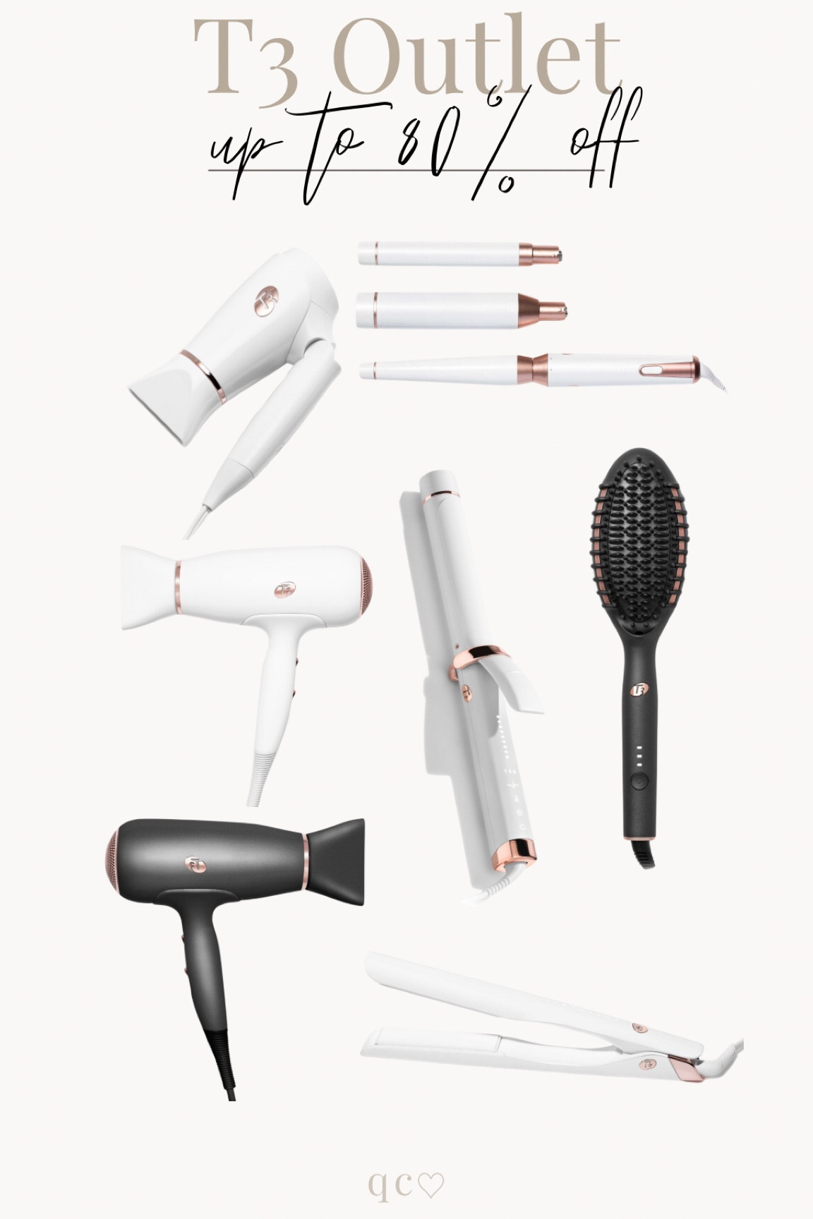 T3 micro outlet: up to 80% off sale!! 

#LTKsalealert #LTKfindsunder100 #LTKbeauty