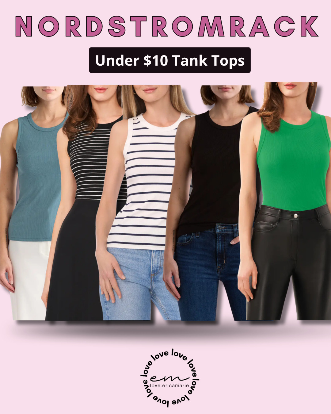 Shop women's tank tops under $10 and save on everyday wardrobe essentials. These comfortable tanks come in a variety of colors and are perfect for layering, casual outfits, workouts, and summer wear. Stock up on your favorite colors while these affordable deals last. 

 #LTKootd #LTKmomlife #LTKSaleAlert