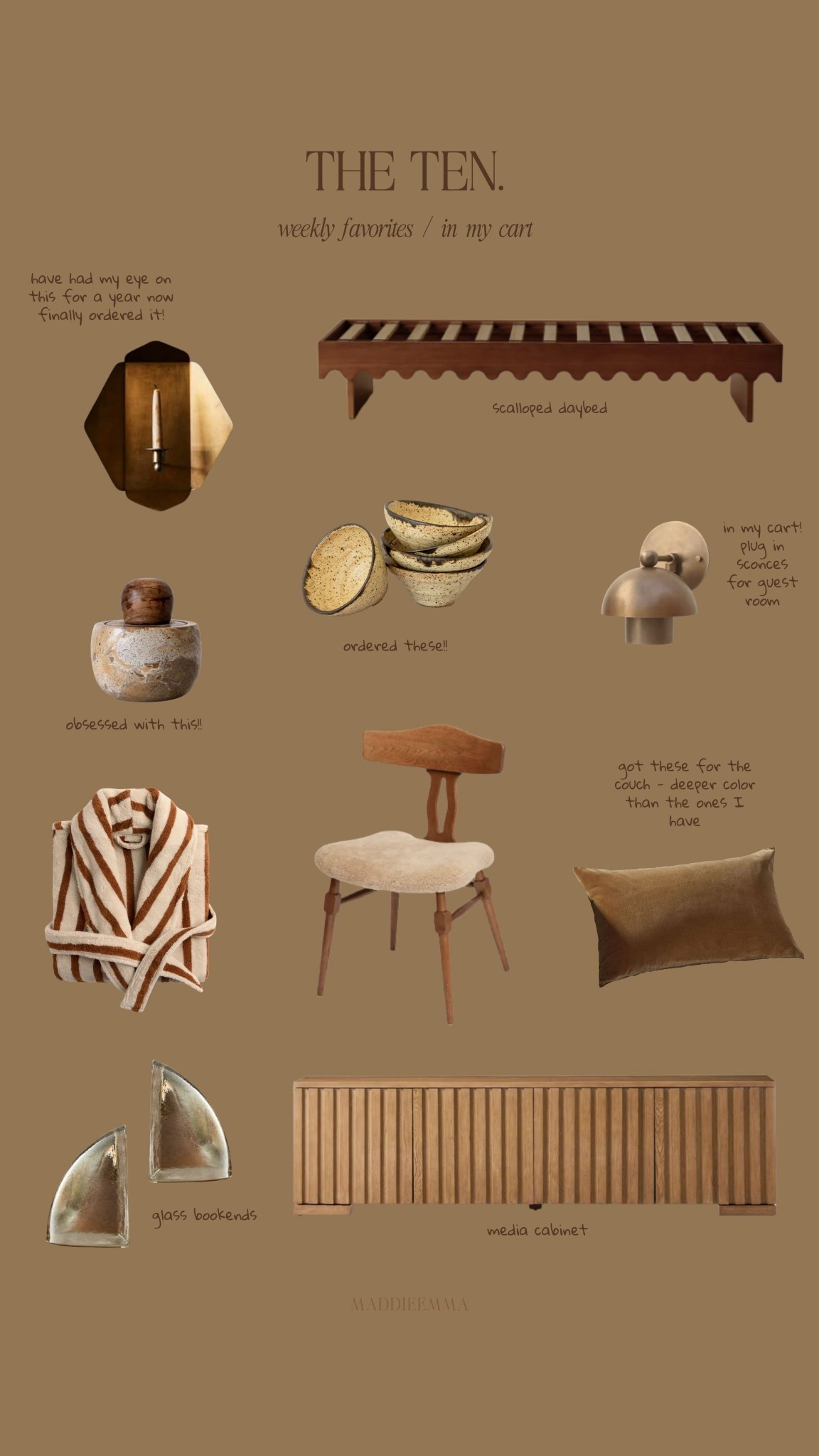 THE TEN: weekly favorites and in my cart 

#LTKHome