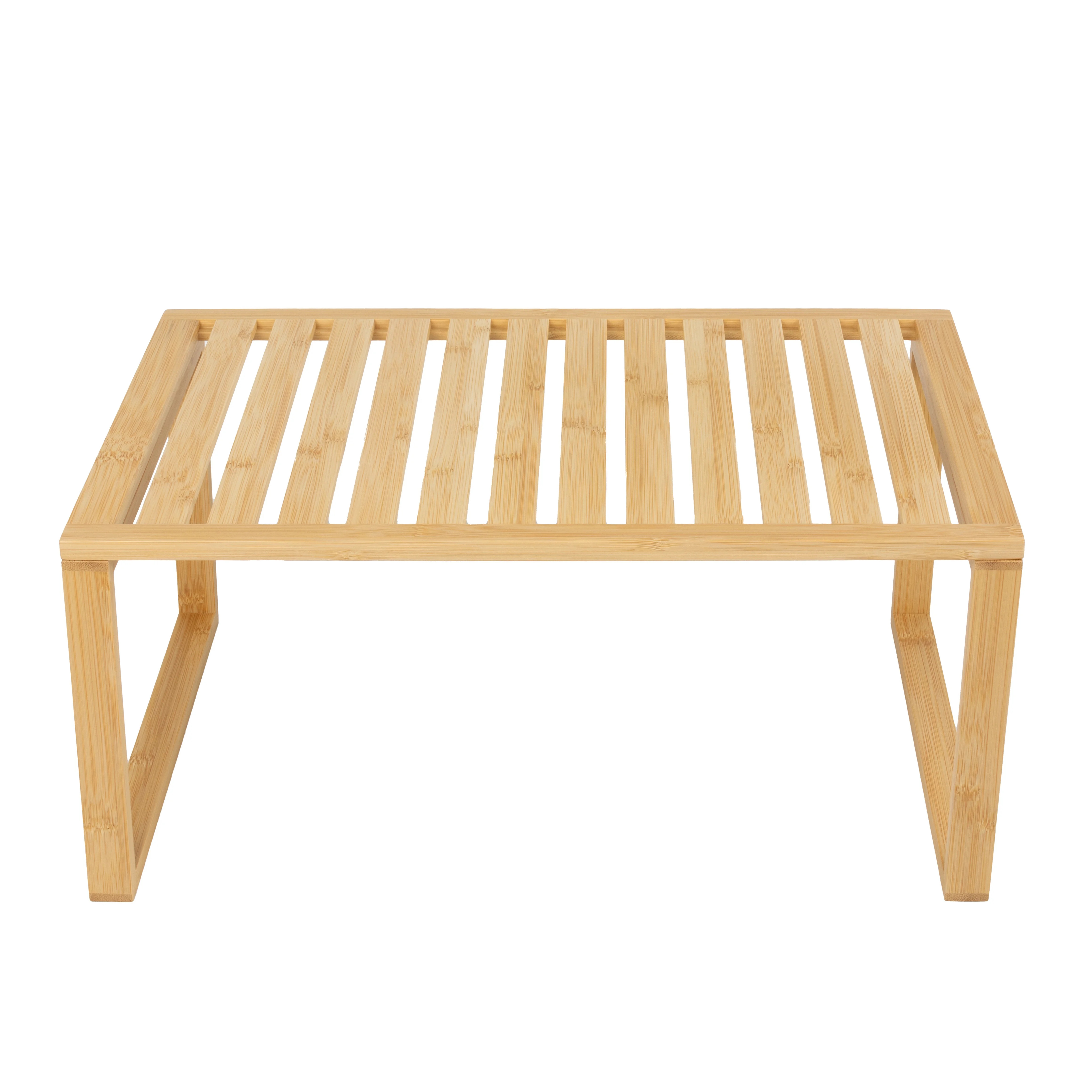 Better Homes & Gardens Bamboo Stackable Shelf, Natural Bamboo Color, Easy Assemble, 16 x 10 x 1.1... | Walmart (US)