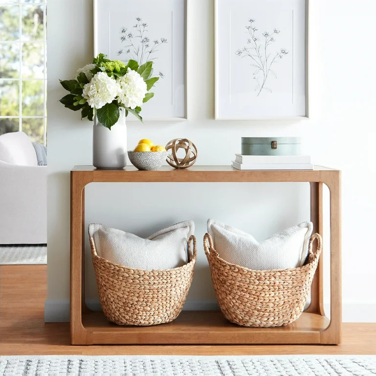 My Texas House Haven Console Table, Warm Brown - Walmart.com | Walmart (US)