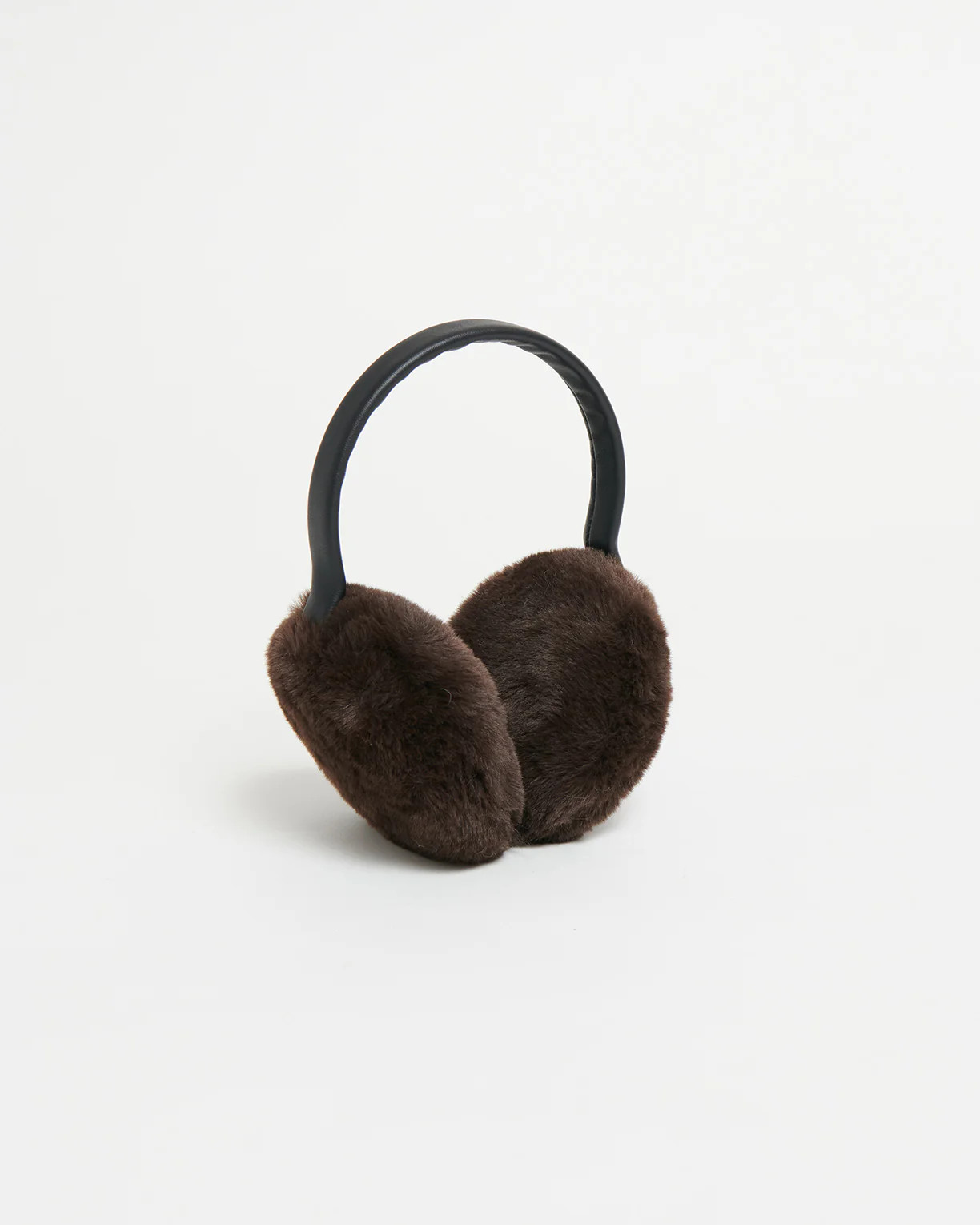 Esme Faux Fur Earmuffs in Espresso | Apparis