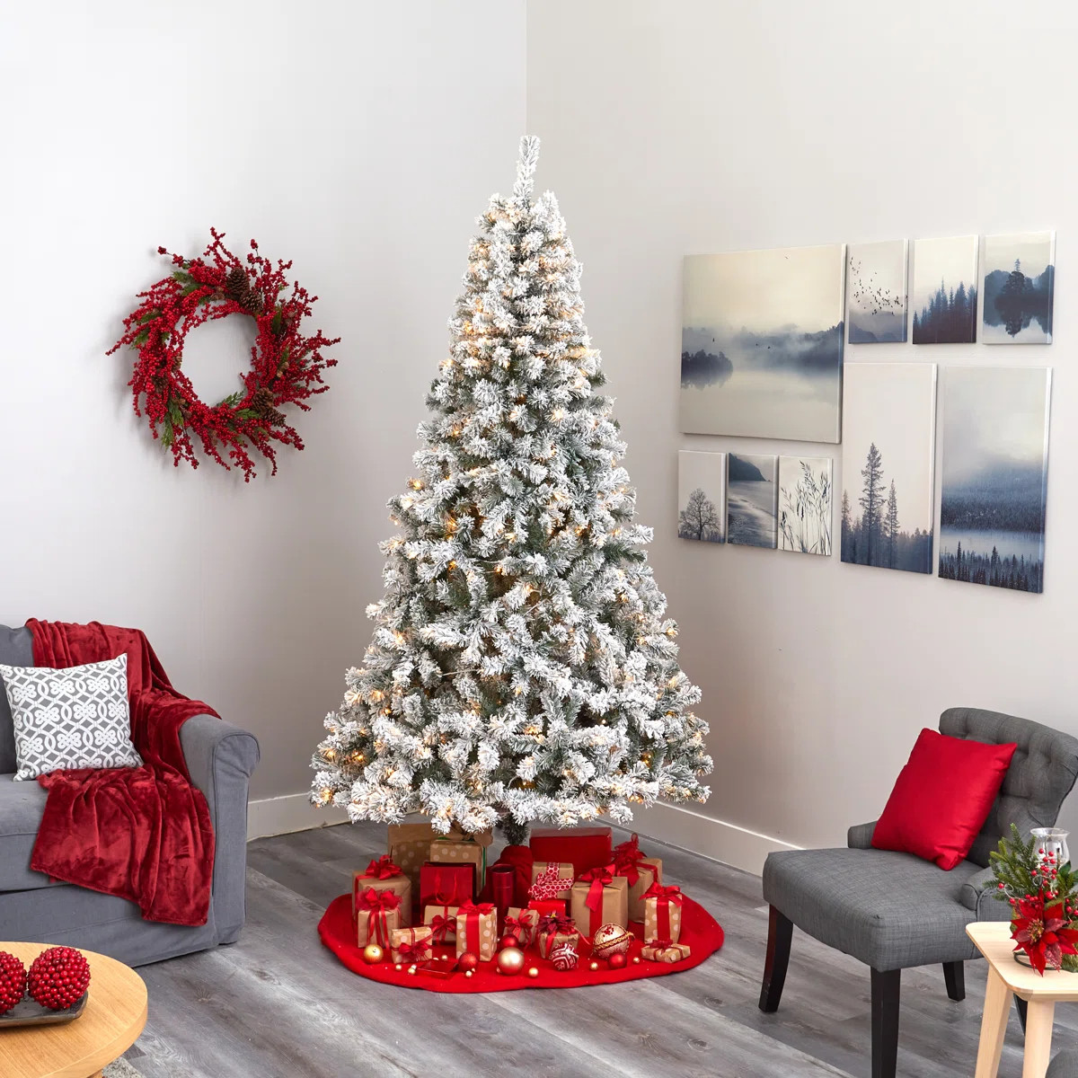 Lighted Artificial Fir Christmas Tree | Birch Lane