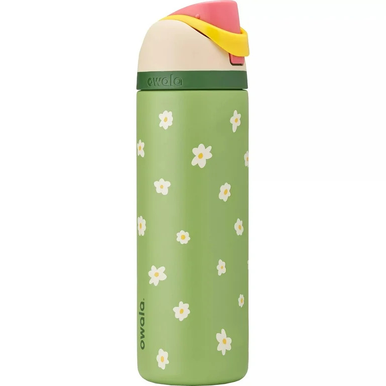 Owala 24 oz. FreeSip Stainless Steel Water Bottle - Darling Daisy | Walmart (US)