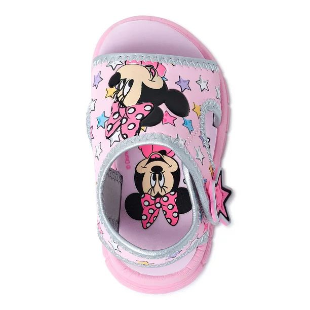 Disney Minnie Mouse Baby Girls Sling Sandals, Sizes 2-6 - Walmart.com | Walmart (US)
