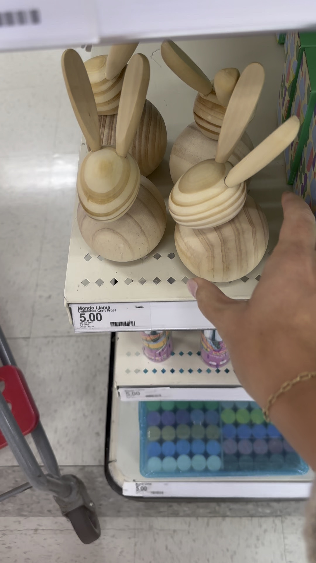 The $5 wooden bunnies are so back 