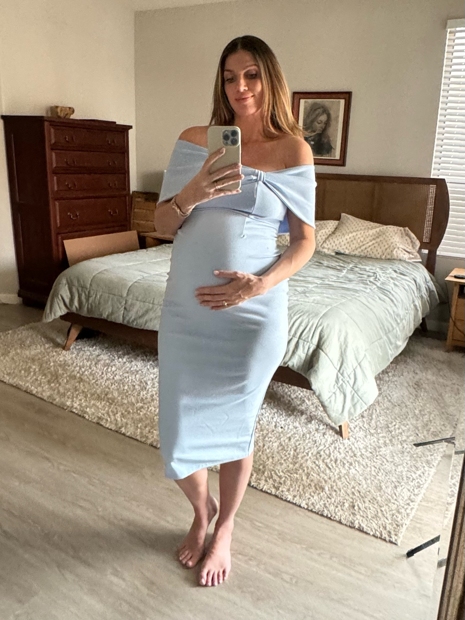 Club London size 6 US. Fits perfect and is well made. I love this brand! #maternityfashion 

#LTKBump #LTKFamily #LTKBaby