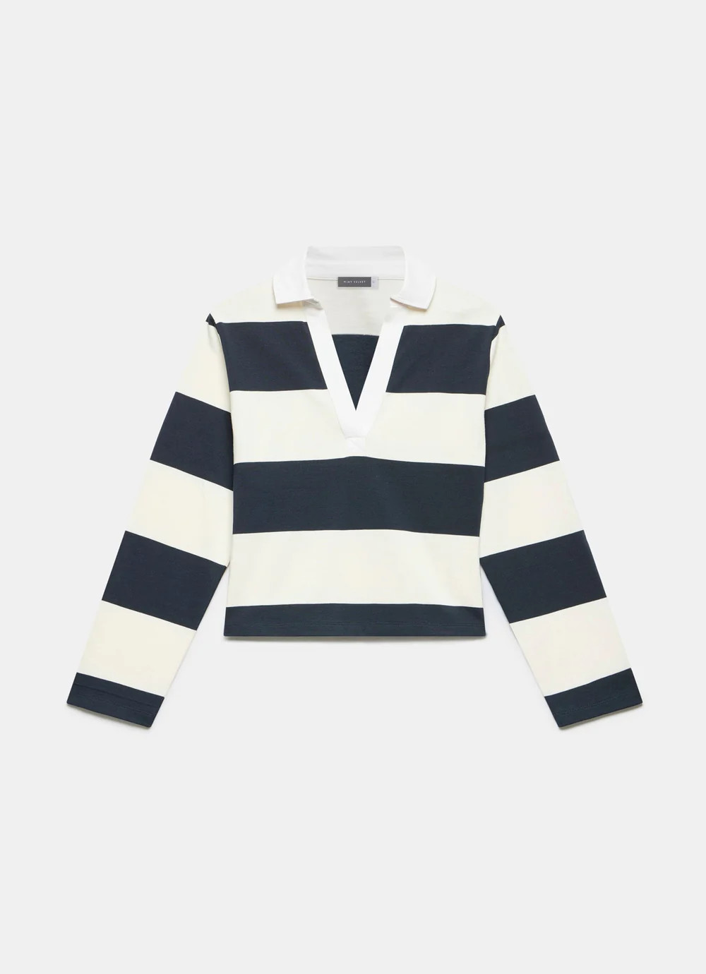 Navy Striped Rugby Shirt | Mint Velvet