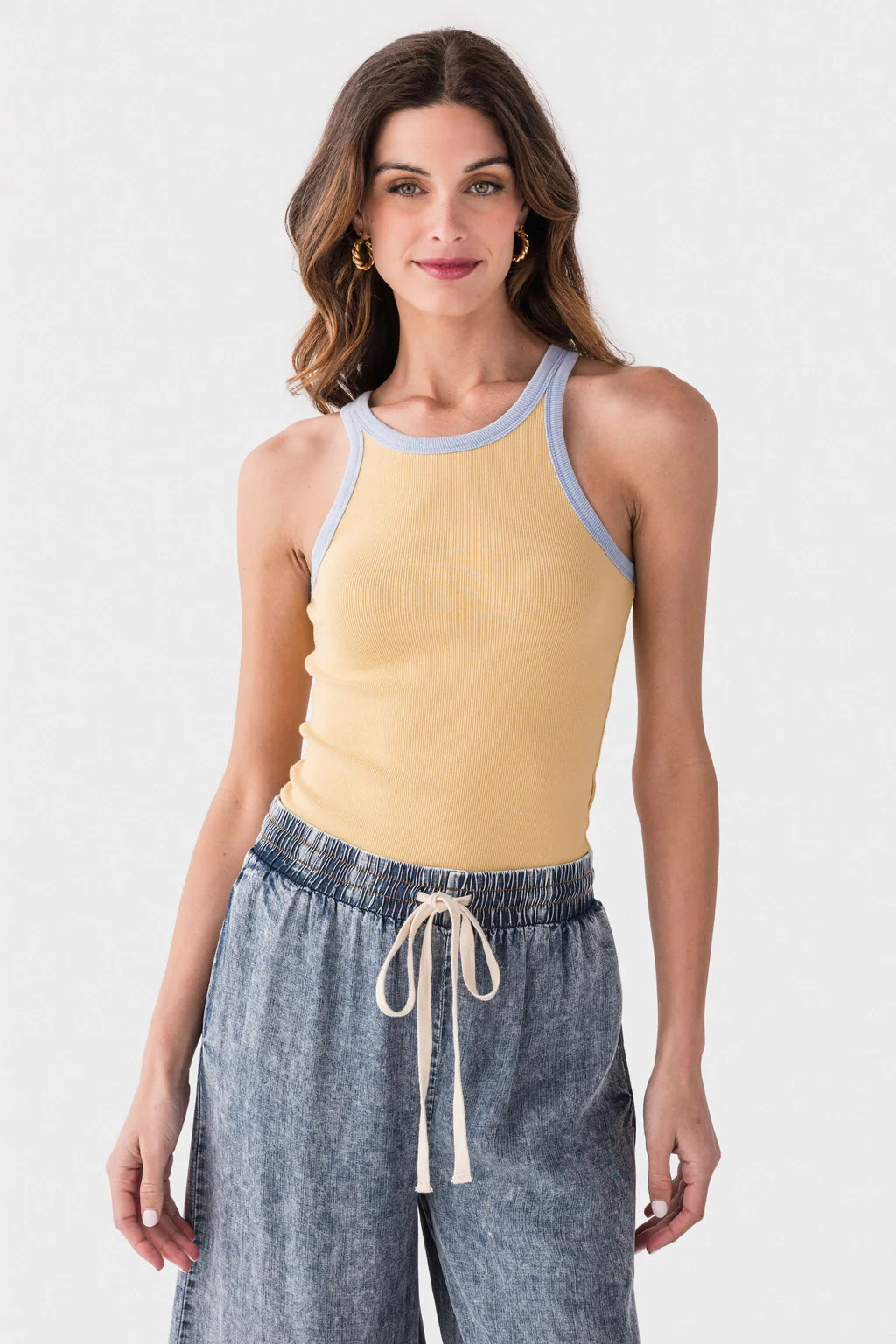 Raisonnel Washed Ringer Tank Top | Social Threads