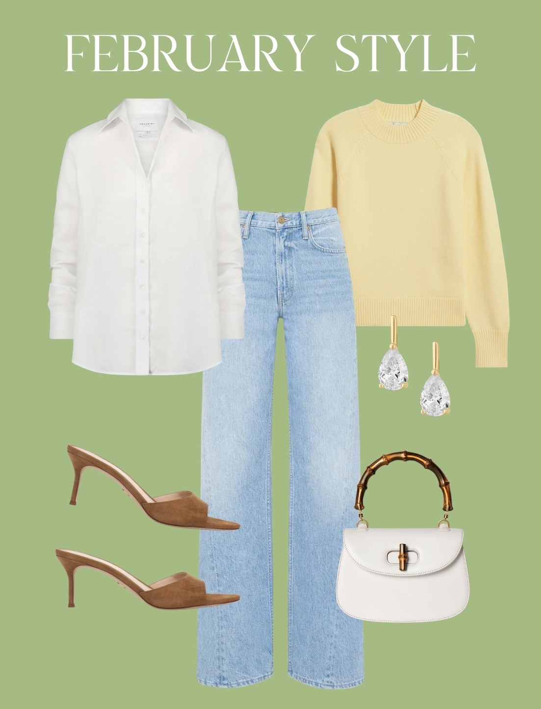 Outfit of the week! Butter yellow is trending this season and I love this new crewneck! It’s so easy to pair with staples that you already have in your closet. I love layering a sweater with a button up underneath, or simple throwing a sweater over my shoulders! 💛✨

#LTKootd #LTKSeasonal #LTKOver40