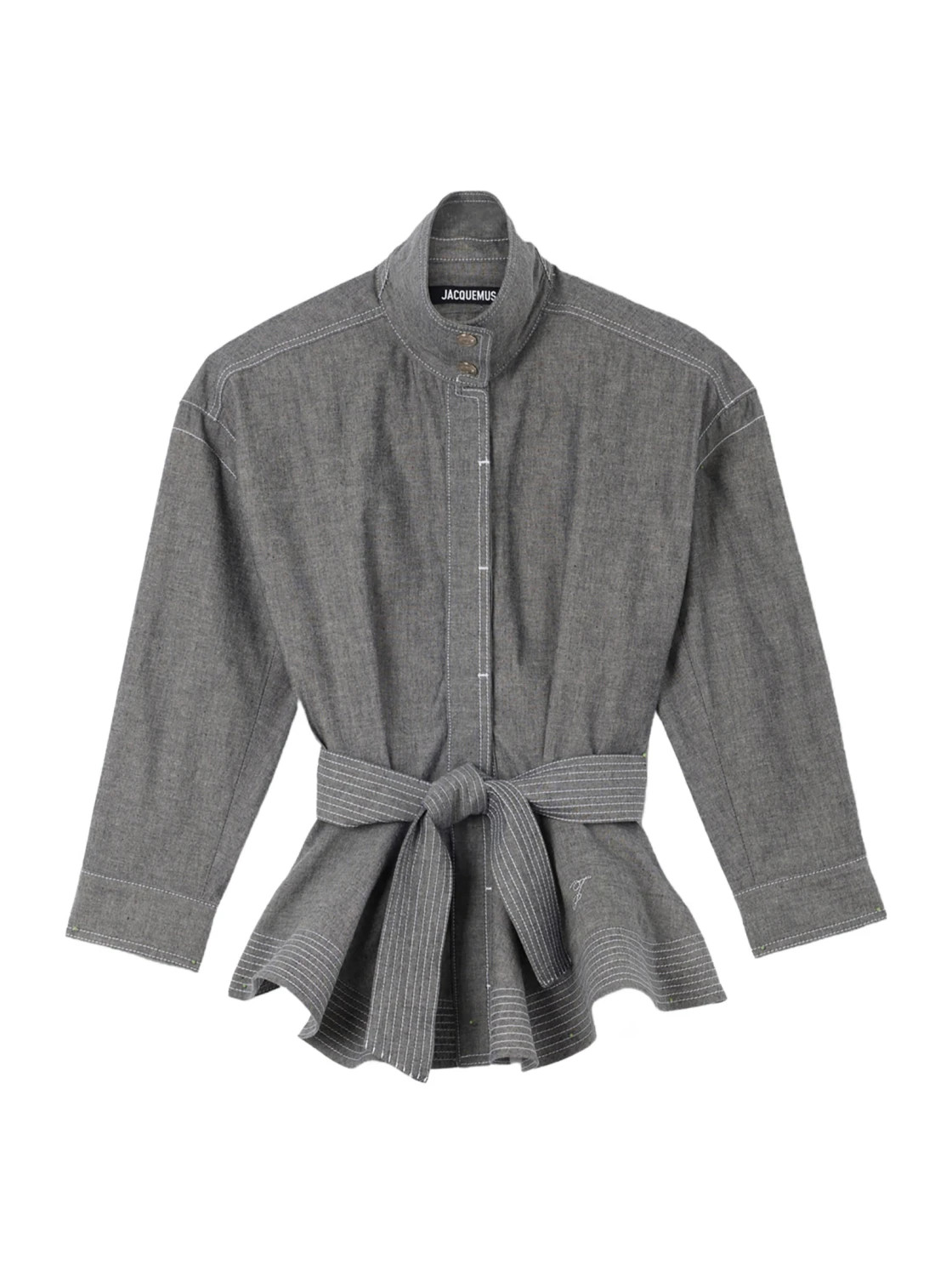 Jacquemus Belted Peplum Jacket | Senser US