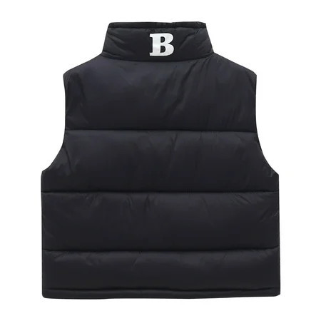 Povozer Boys Girls Puffer Vest Kids Lightweight Sleeveless Jacket Boys Girls Puffer Vest(Black 4-5 Years) | Walmart (US)