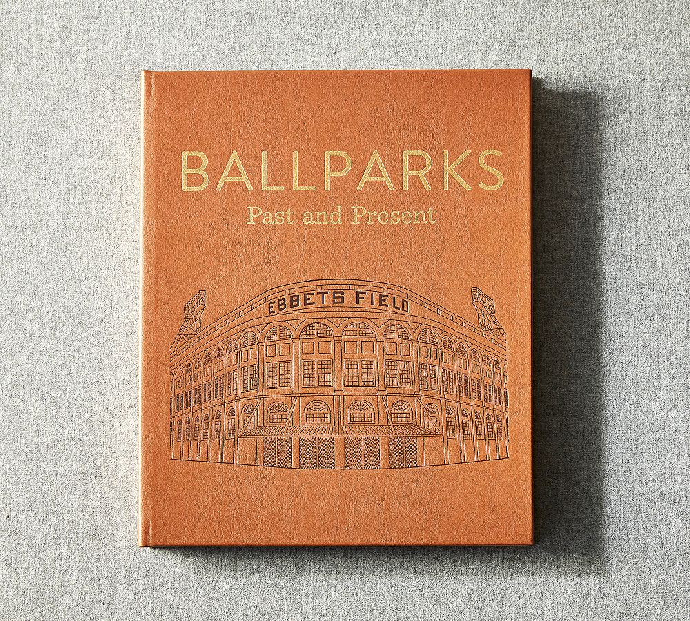 Ballparks Leather-Bound Book | Pottery Barn (US)