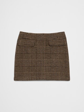 Plaid Pocket Mini Skirt | Banana Republic Factory