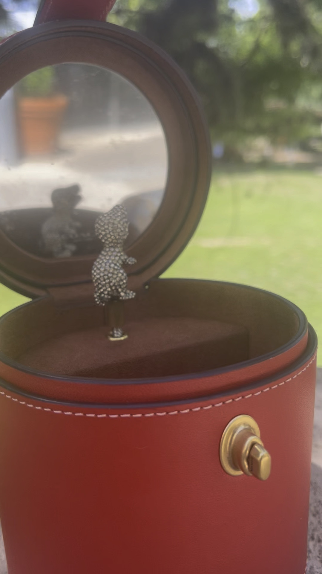 So I want to tell you I’m cool and mysterious - but I love Dino’s (and red. And sparkles. I also talk too much when I’m nervous!). So much. So this @coach jewelry box (fun fact! Keys and cards and 1 lipstick also fit in it so I’ve also been using it as a clutch!) is so completely up my alley- though I do like to think we are both chic 😉 (did I mention it’s on sale?!) #investmentpiece 

#LTKSeasonal #LTKItBag #LTKSummerSales