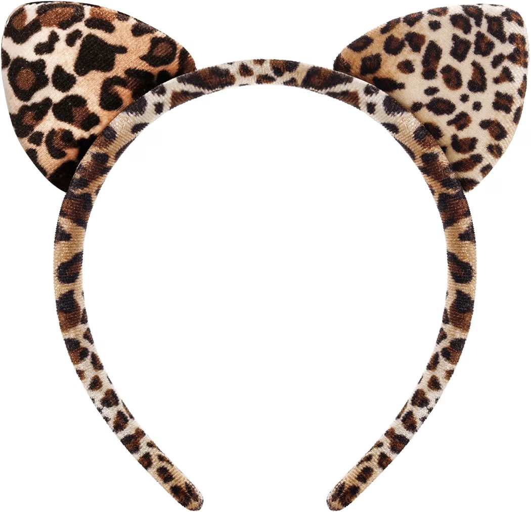 Cheetah Leopard Ears Headband Costume Accessories Women Adult Halloween | Amazon (US)