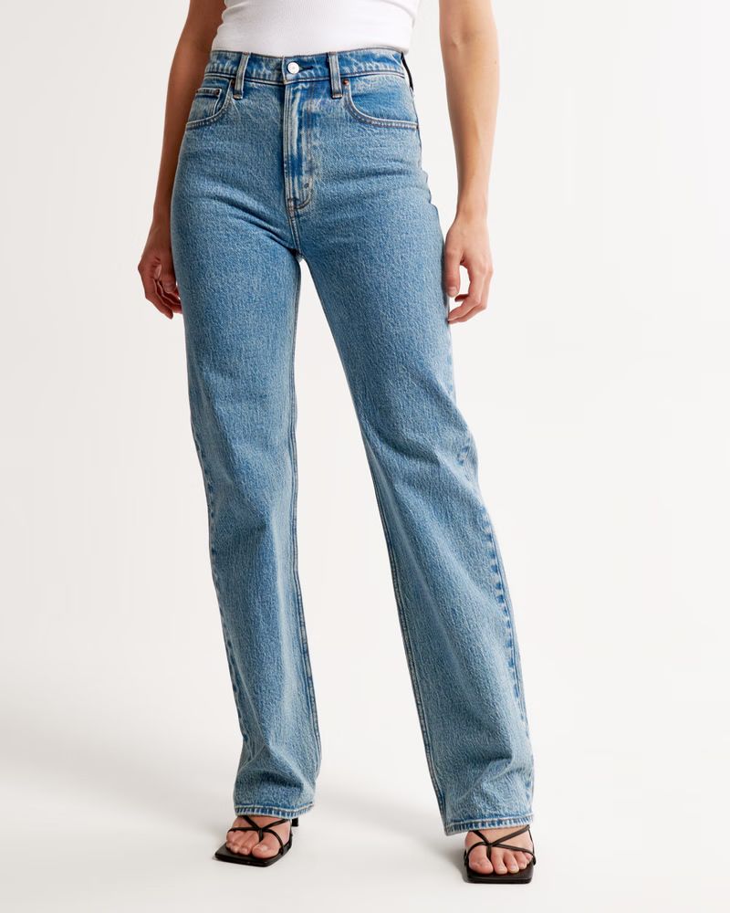 High Rise 90s Relaxed Jean | Abercrombie & Fitch (US)