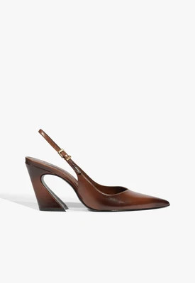 SCHUTZ Lexi Sling Block Leather Pump - Lexi Sling Block Leather Pump | Shop.app