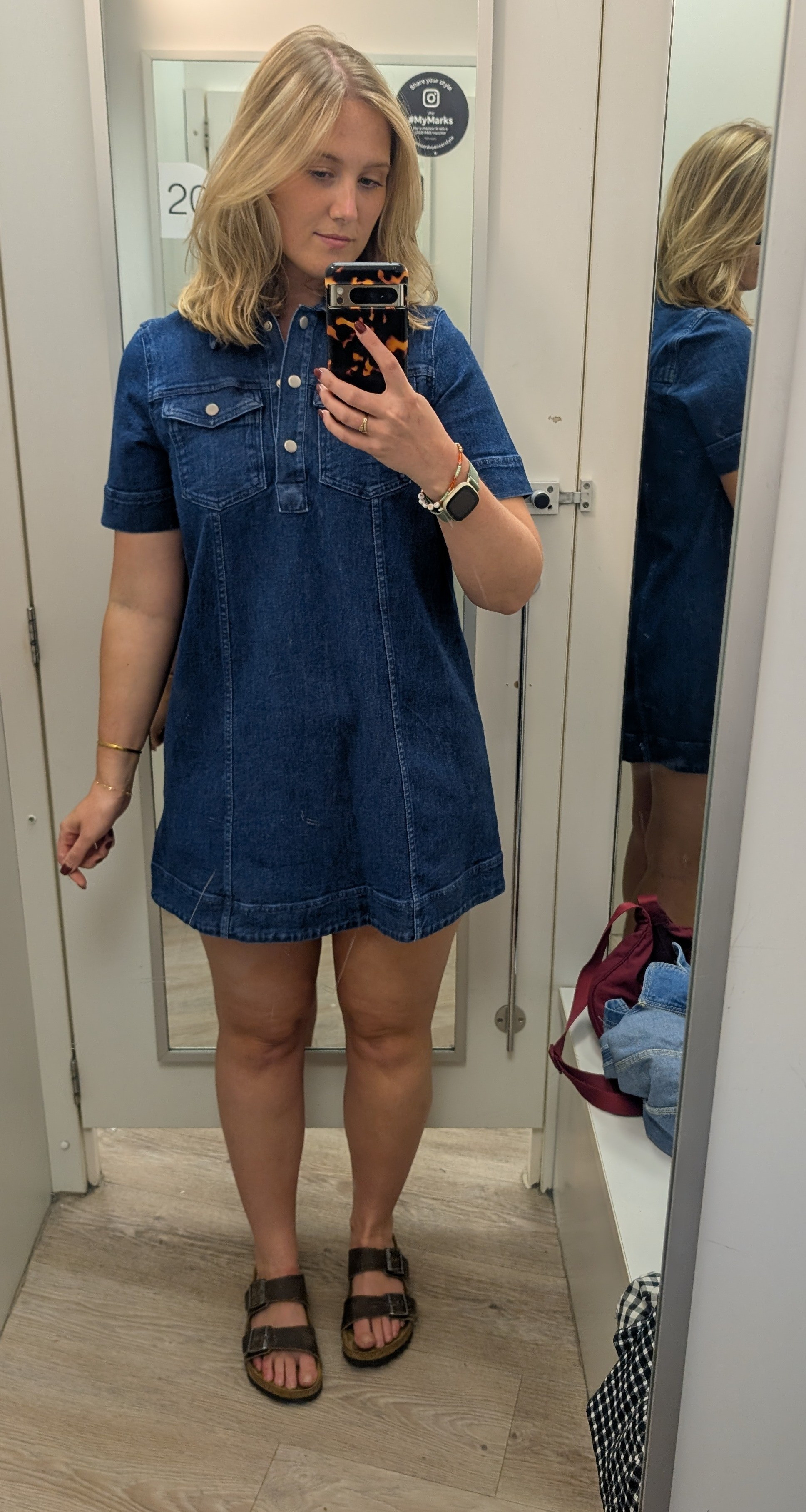 I am still desperate for a denim shirt dress that is long enough for 5"9 girlies but this one was GORGEOUS! 

#LTKsummer #LTKuk #LTKdresses