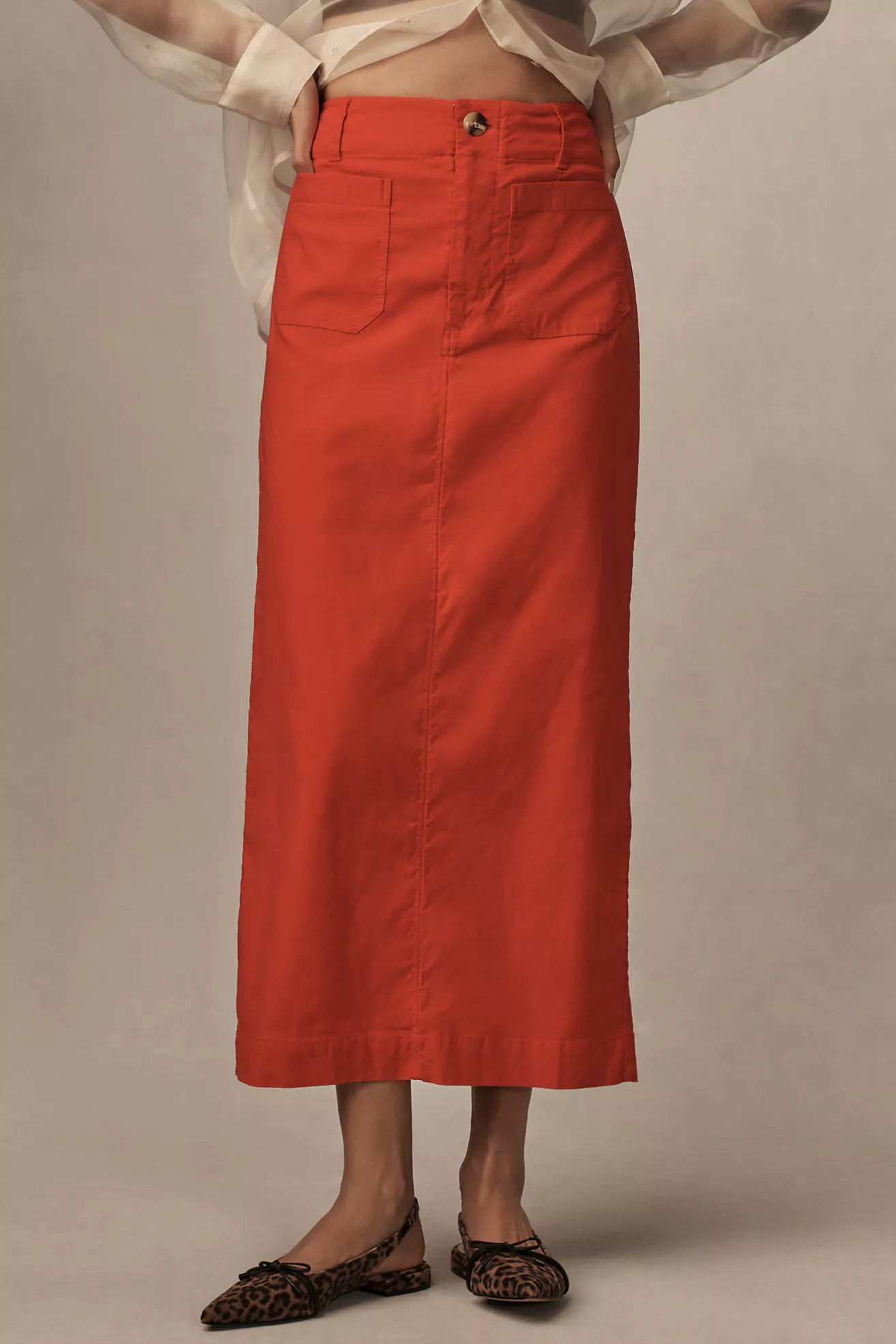 The Colette Maxi Skirt by Maeve | Anthropologie (US)