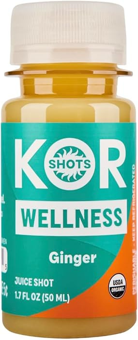 KOR Shots Ginger Shot - 1.7 Fl Oz - Wellness Shot - Freshly Pressed Ginger and Cayenne Natural En... | Amazon (US)