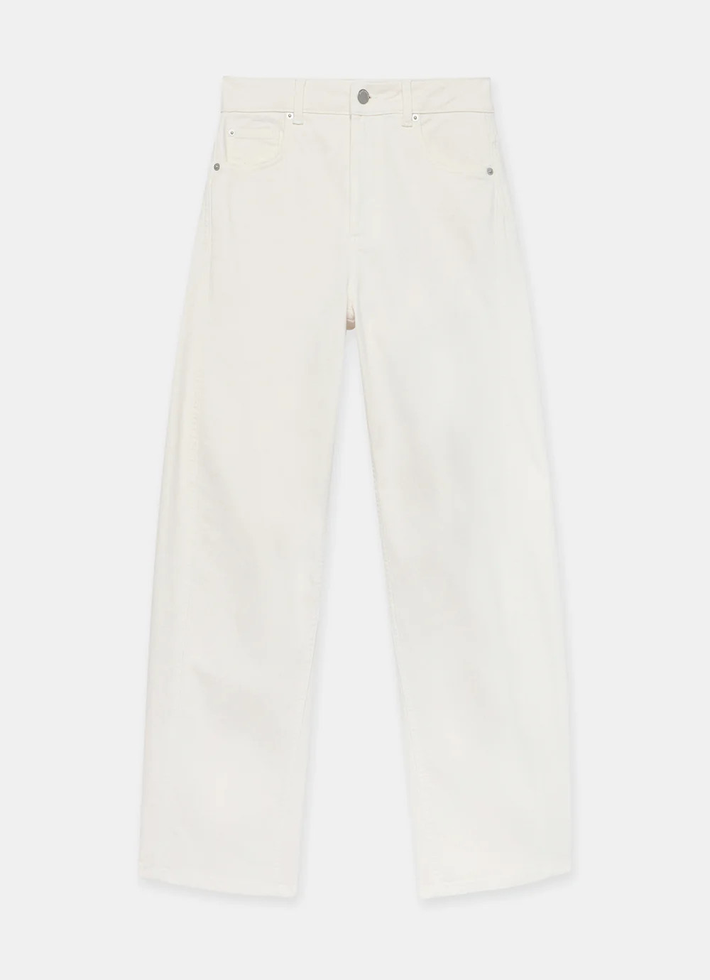 Cream Barrel Leg Jeans | Mint Velvet