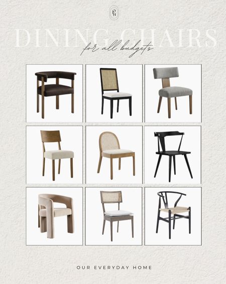 Amazon dining chairs for all budgets and styles! 

Our everyday home, dining room, designer inspired dining chairs 

#LTKstyletip #LTKsalealert #LTKhome