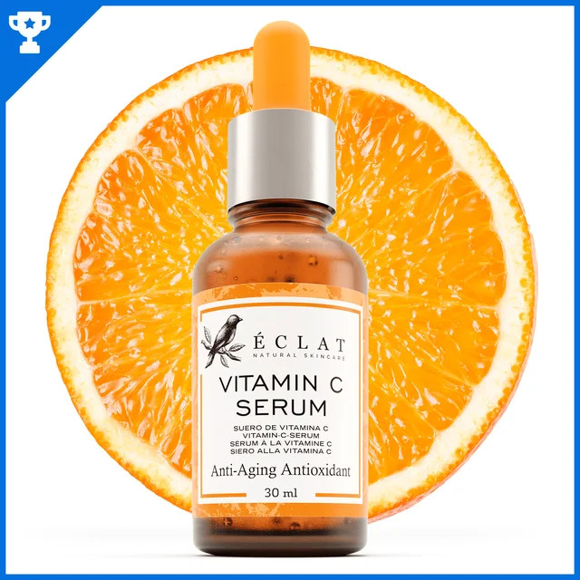 Winner 2023* Eclat Vitamin C Face Serum Brightening Facial Treatment with Vitamin E + Ferulic Aci... | Walmart (US)