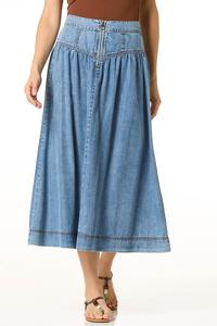 Cato Fashions | Cato Drop Waist Denim Skirt | Cato Fashions