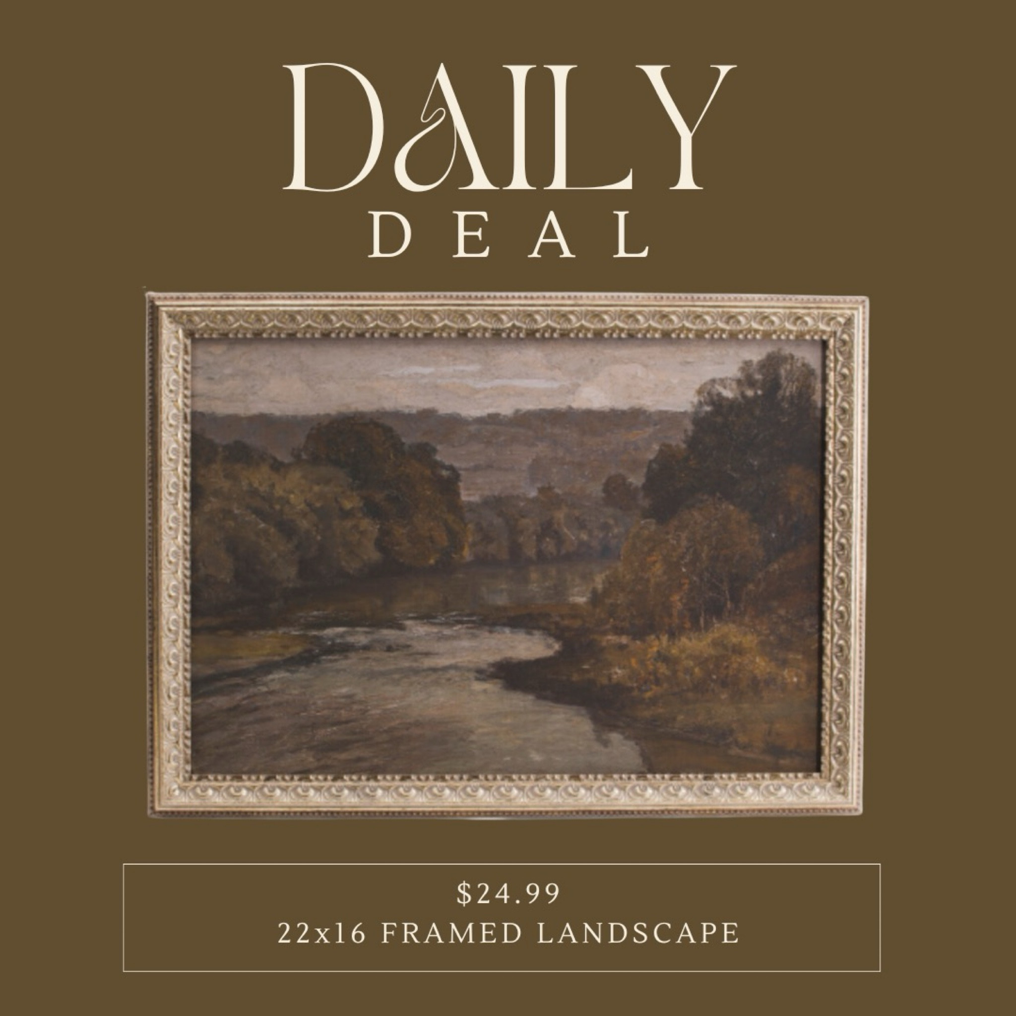 Framed art can make such a big difference in any space, and this piece is a steal! 🎨✨ The size, the beautiful frame, and the price—everything about this deal is a win. Don’t miss out on this amazing find. 🖼️ #HomeDecor #FramedArt #BudgetFriendly #LTKFinds

#LTKStyleTip #LTKFindsUnder50 #LTKHome