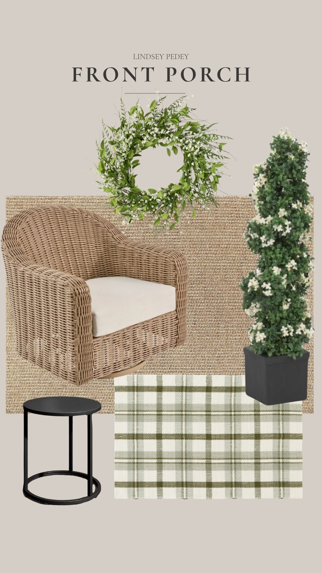 Front porch refresh! Love the greenery and layered look!

#LTKHome #LTKSeasonal